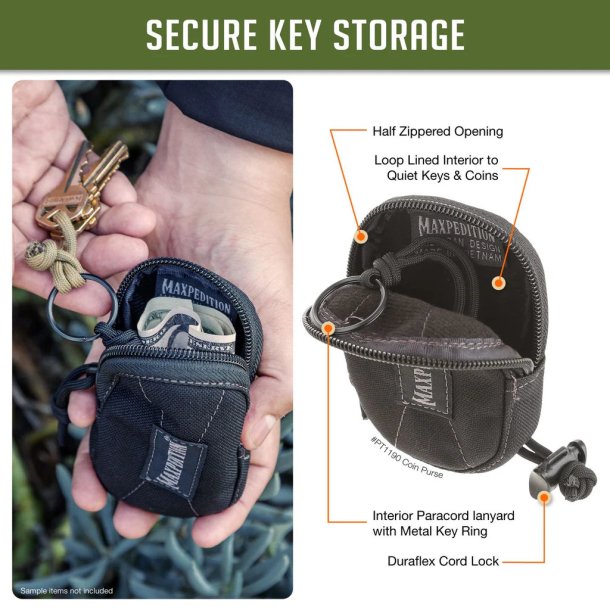 Maxpedition Coin Purse - sort