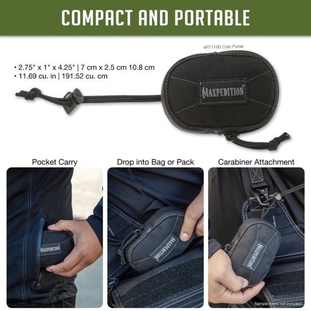 Maxpedition Coin Purse - sort