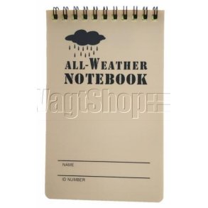 All Weather Notesblok 4x6