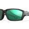 Wiley X Alpine - Captivate Polaroid gr�nt spejlglas, mat transparent sort stel