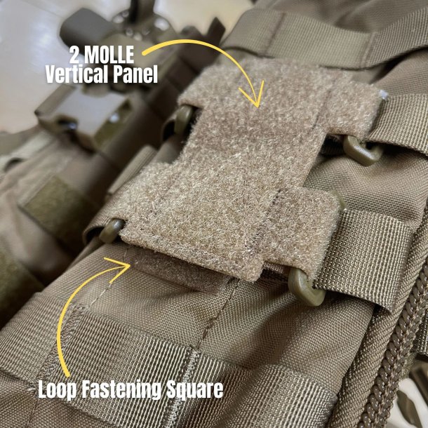 Militaur Hook & Loop Panel Set