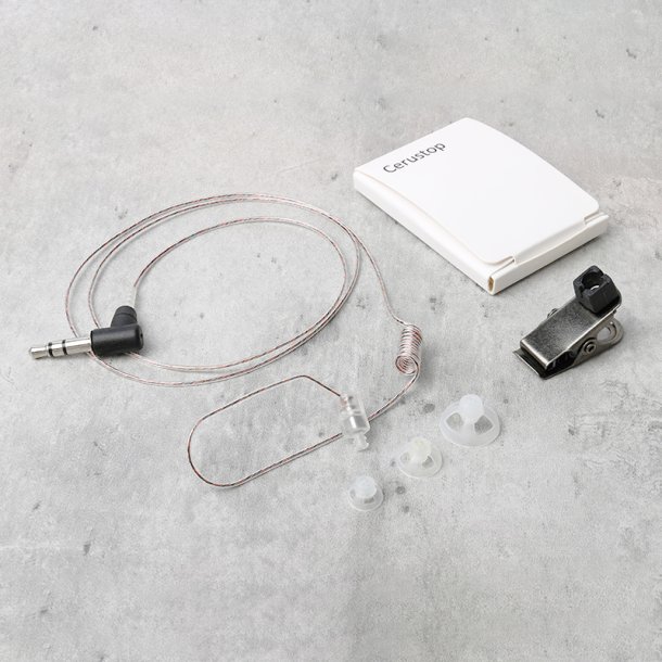 Tactical Operator Basic In Ear Headset 3,5mm jack - Transparent