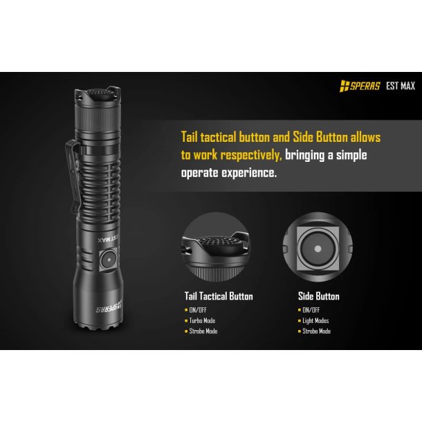 Speras Flashlight EST Max - 2500 lumens
