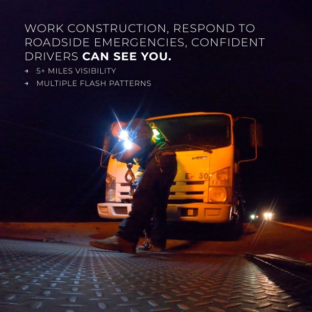 Guardian Angel - orange/orange - op til 800 lumens