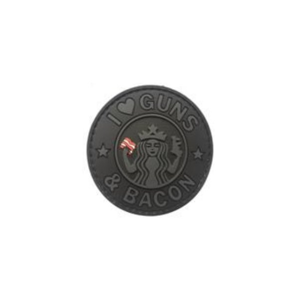 Guns and Bacon PVC patch - sort