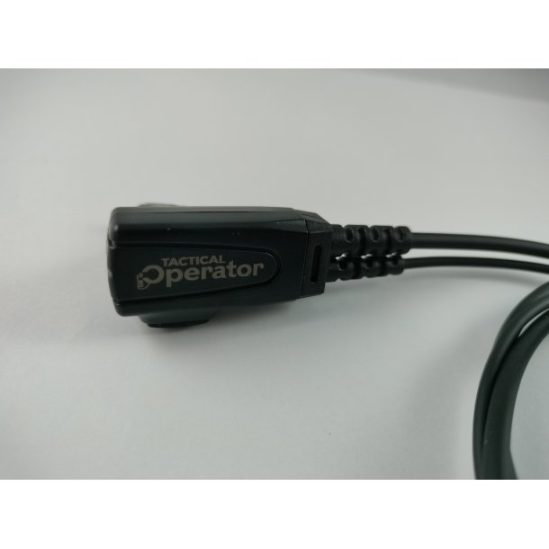 Tactical Operator Basic Diskret headset til Motorola R2/DP1400/CP040/XT420 - med lille mikrofon