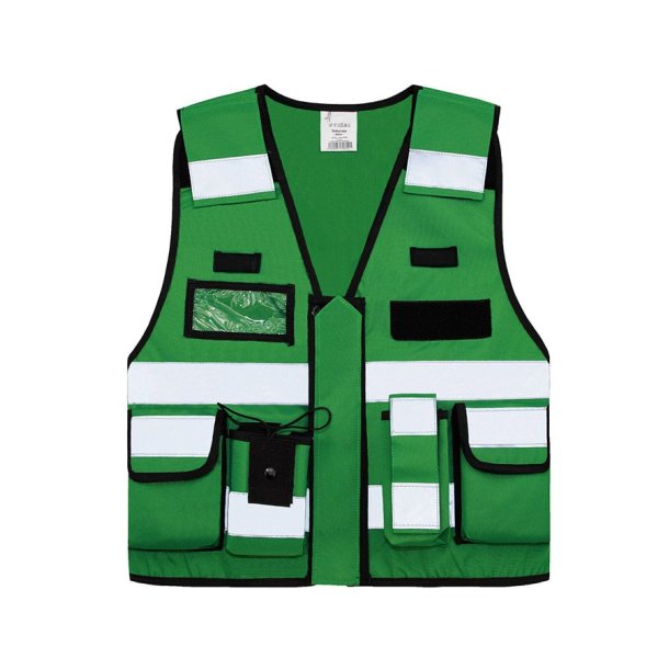 Taktisk vest med refleks og lynls
