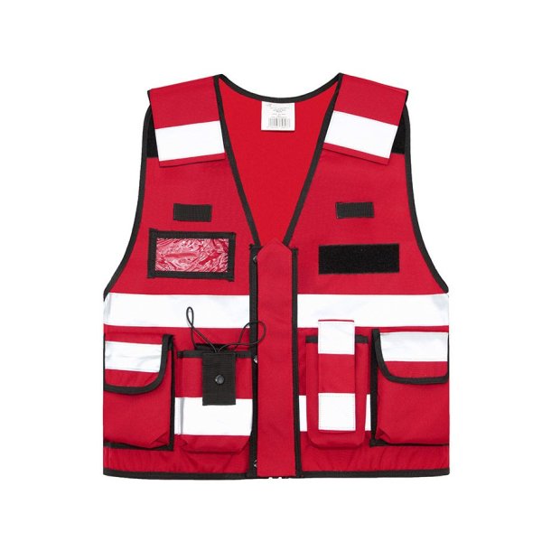 Taktisk vest med refleks og lynls