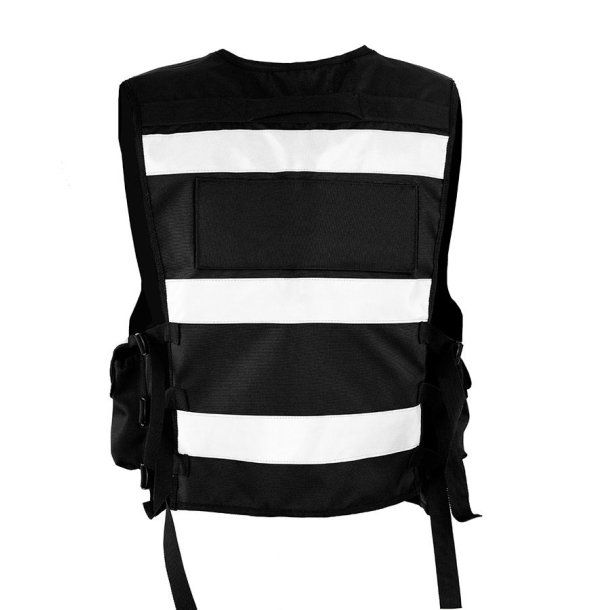 Taktisk vest med refleks og lynls