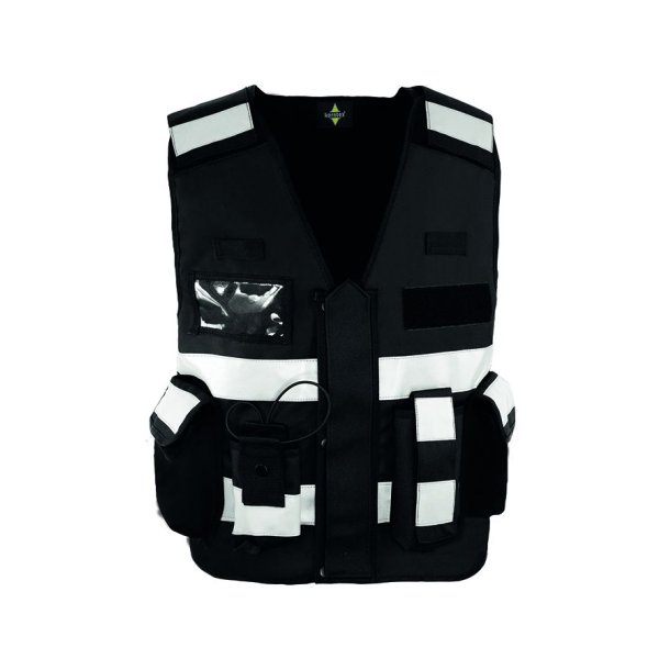 Taktisk vest med refleks og lynls