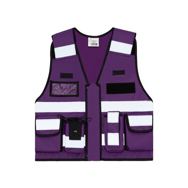 Taktisk vest med refleks og lynls