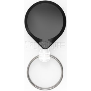 Key-Bak Mini-Bak ngleholder m. clip & nglering - sort