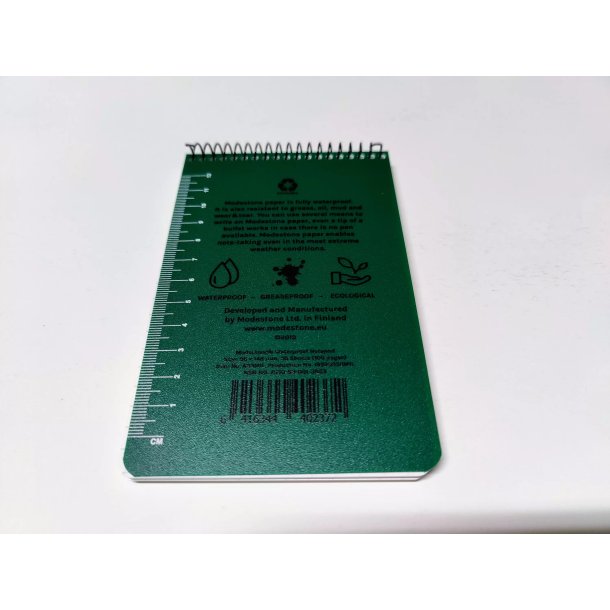 Modestone Vandt�t Notesbog - Spiral/top - 96x148 mm