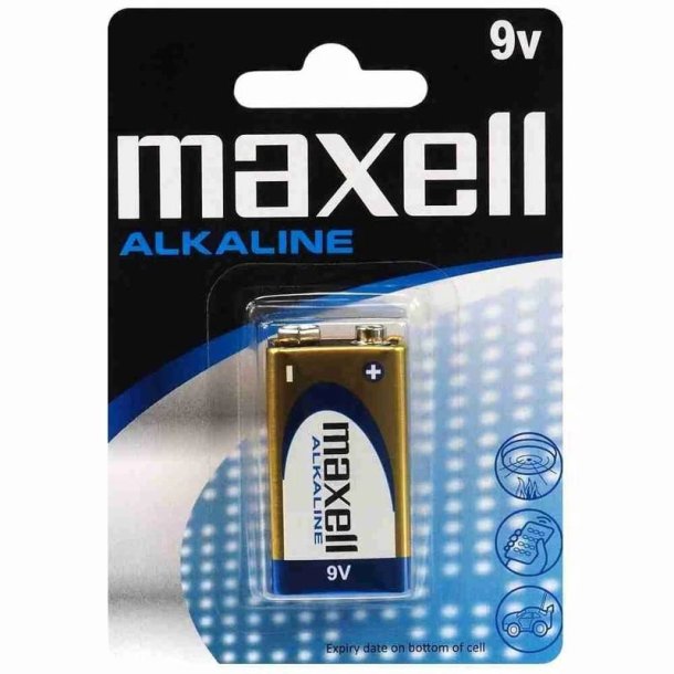 Maxell Alkaline E-cell 9V