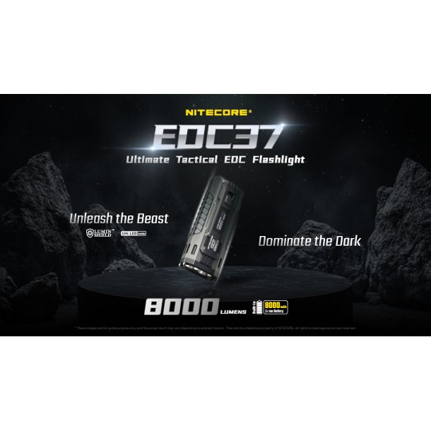 Nitecore EDC37 - 8000 lumens