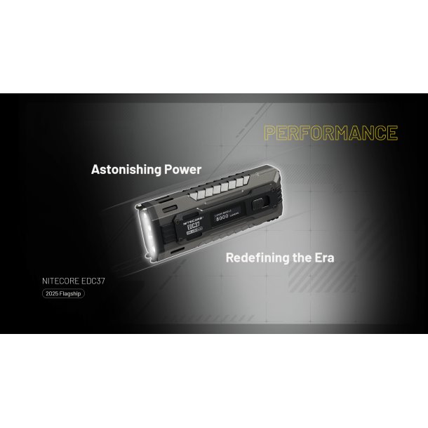 Nitecore EDC37 - 8000 lumens