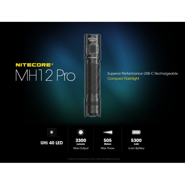 Nitecore MH12 PRO - 3.300 lumens