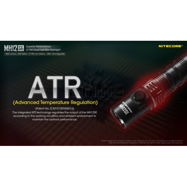 Nitecore MH12SE - 1.800 lumens