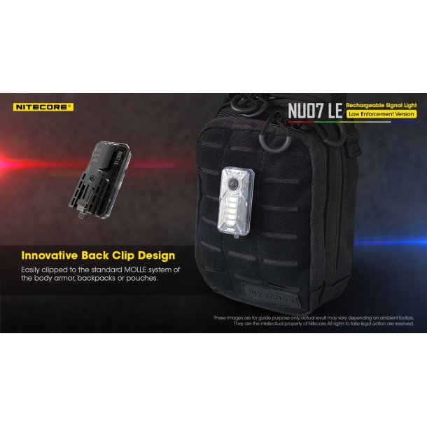 Nitecore NU07 LE Mini Signal Light - 15 lumens