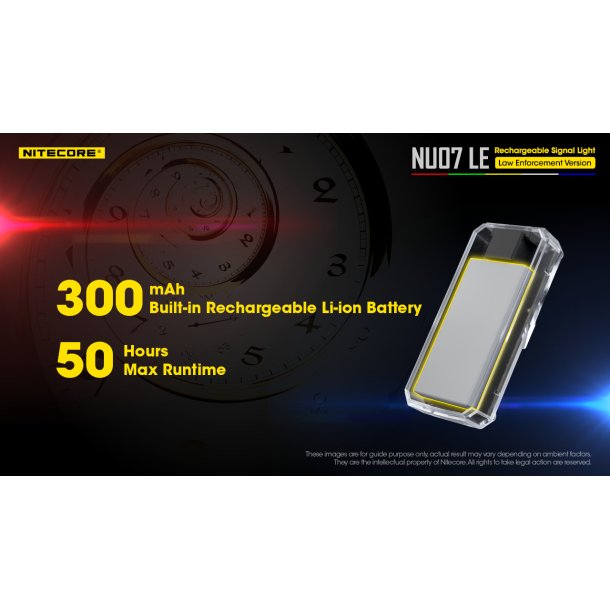 Nitecore NU07 LE Mini Signal Light - 15 lumens