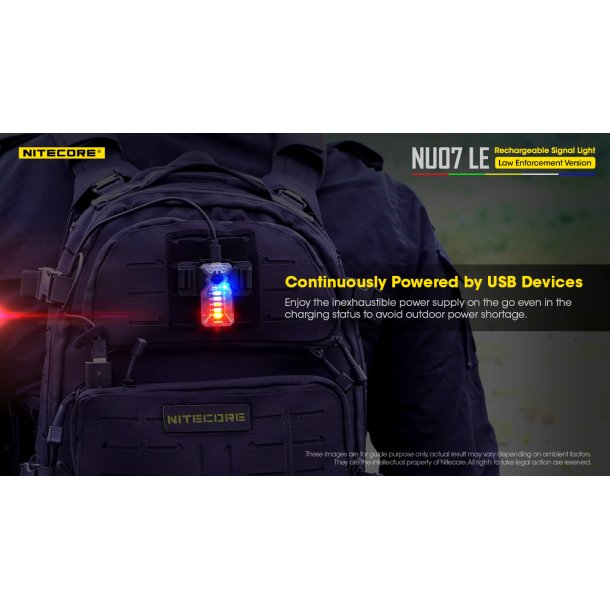 Nitecore NU07 LE Mini Signal Light - 15 lumens