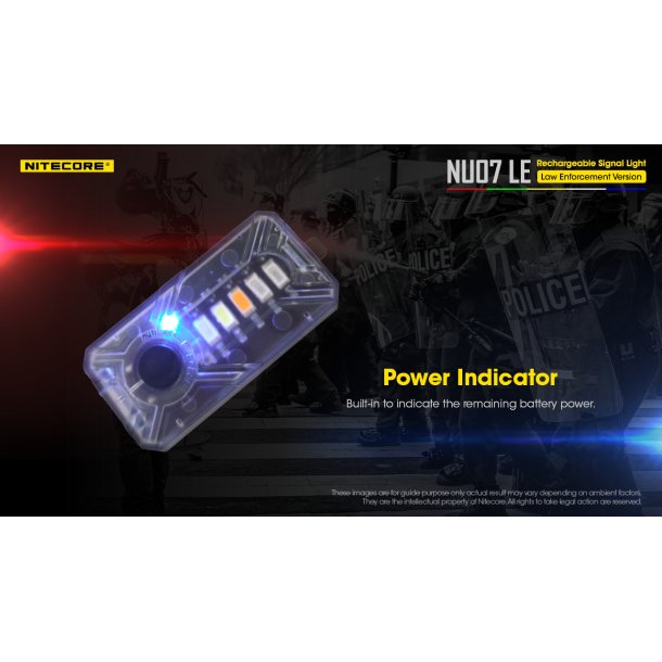 Nitecore NU07 LE Mini Signal Light - 15 lumens