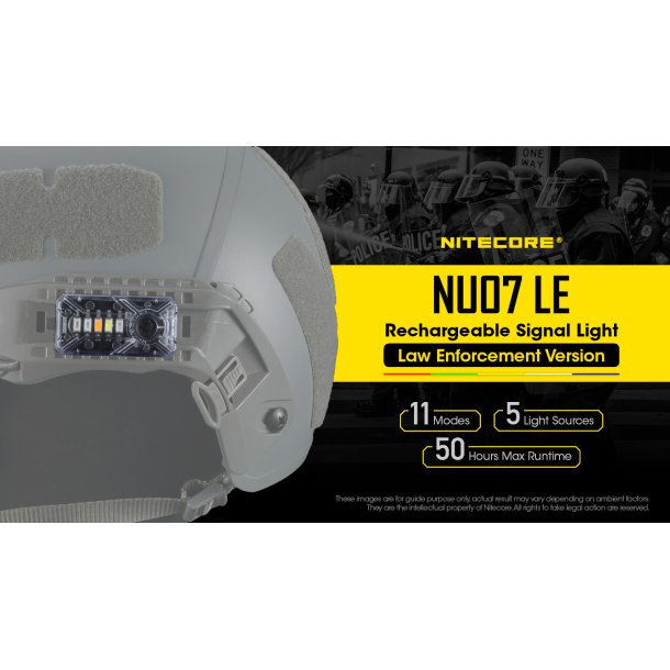 Nitecore NU07 LE Mini Signal Light - 15 lumens