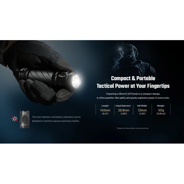 Nitecore P17iX - Tactical - 5000 lumens