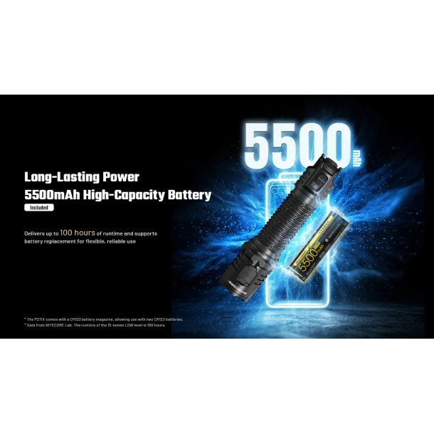 Nitecore P27iX - Tactical - 5000 lumens