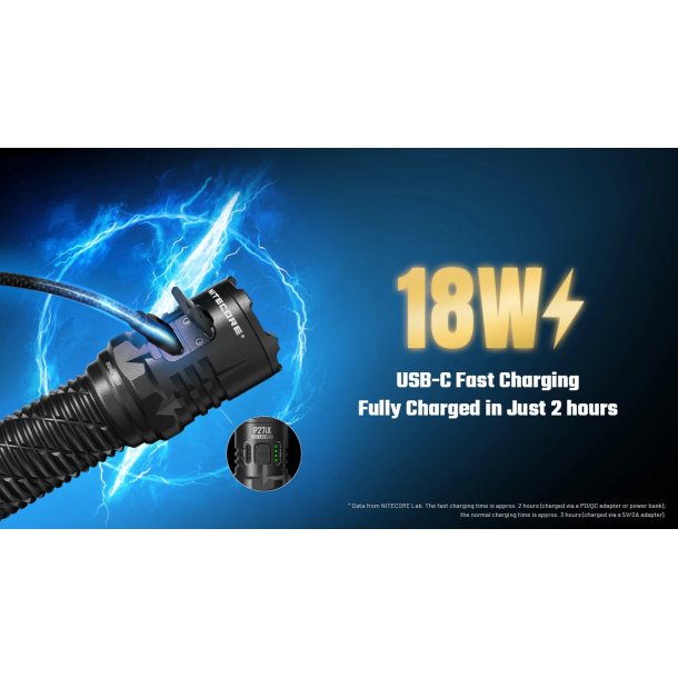 Nitecore P27iX - Tactical - 5000 lumens