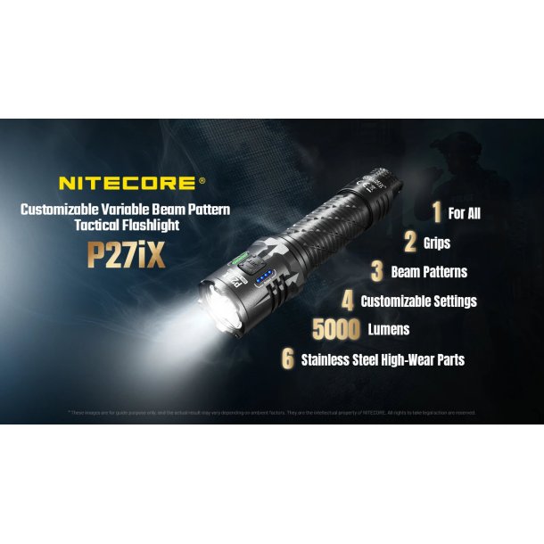 Nitecore P27iX - Tactical - 5000 lumens