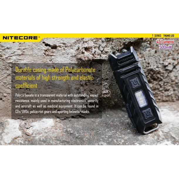 Nitecore THUMB LEO - 45 lumens + UV 500mW/365NM