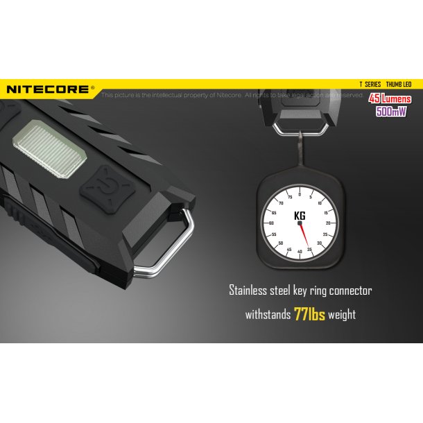 Nitecore THUMB LEO - 45 lumens + UV 500mW/365NM