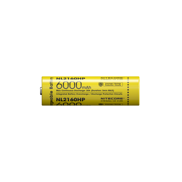 Nitecore genopladeligt Lithium Ion batteri - 6000 mAh