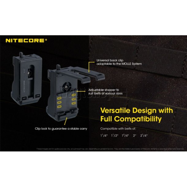 Nitecore Tactical Flashlight Holster NTH25