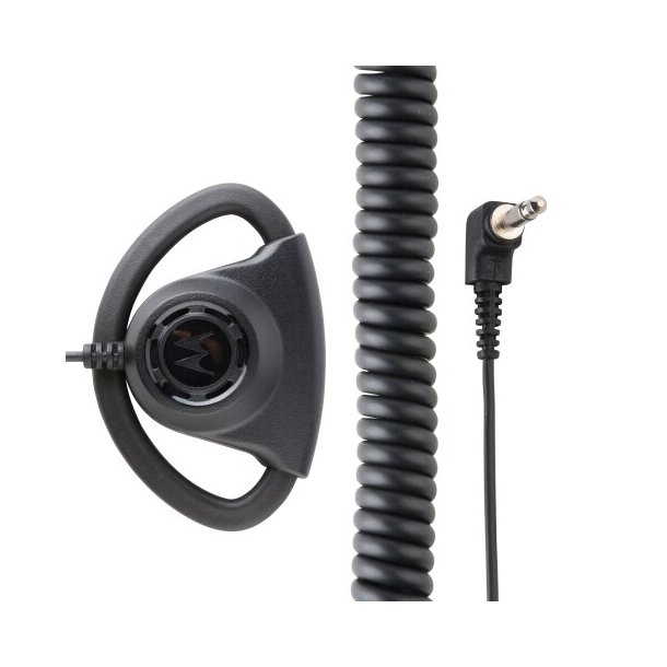Motorola Receive-Only justerbar D-formet Earpiece 3.5mm