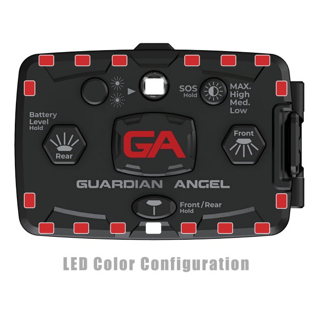 Guardian Angel - rd/rd - op til 800 lumens