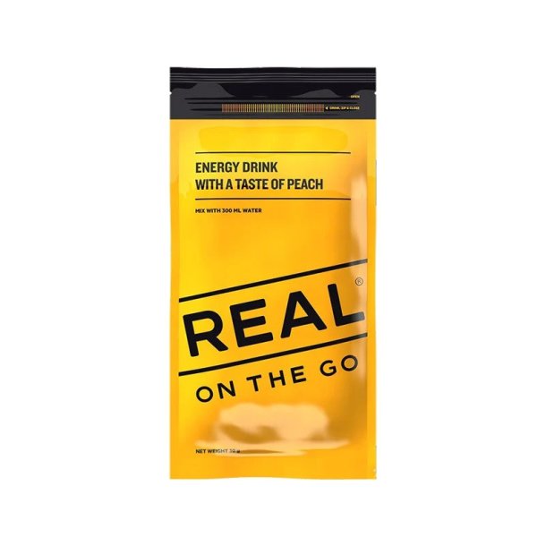 Real Turmat - OTG Fersken Energidrik 30g