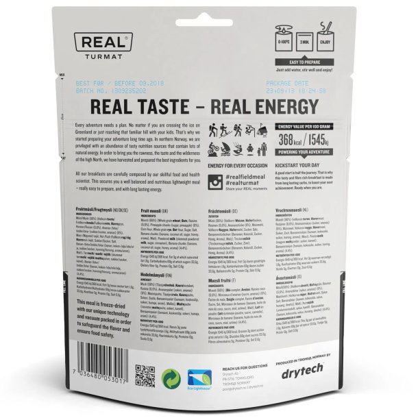 Real Turmat - Frugt Msli