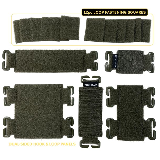 Militaur Hook & Loop Panel Set