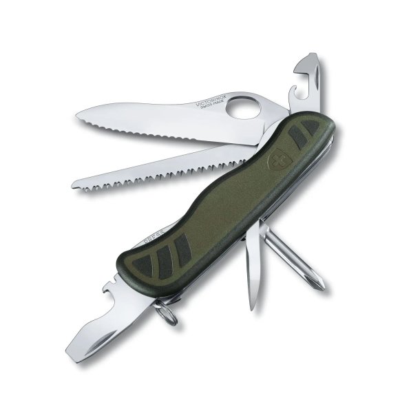 Victorinox Swiss Soldiers knife - grøn/sort