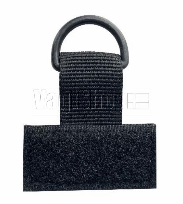 T-shape MOLLE Velcro Keychain - sort - VagtShop - VagtShop ApS