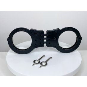 TCH hndjern med faste led - sort - dbl. nglehul