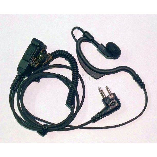 Headset med ørehæng - lille mic. til Motorola R2/DP1400/CP040/GP300