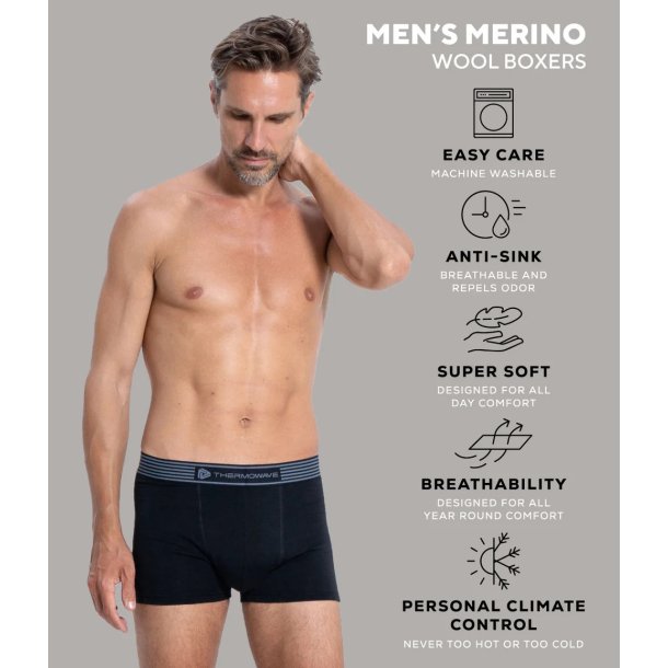 Thermowave Life Boxers - sort