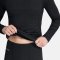 Thermowave MerinoX T-shirt - lange �rmer - sort