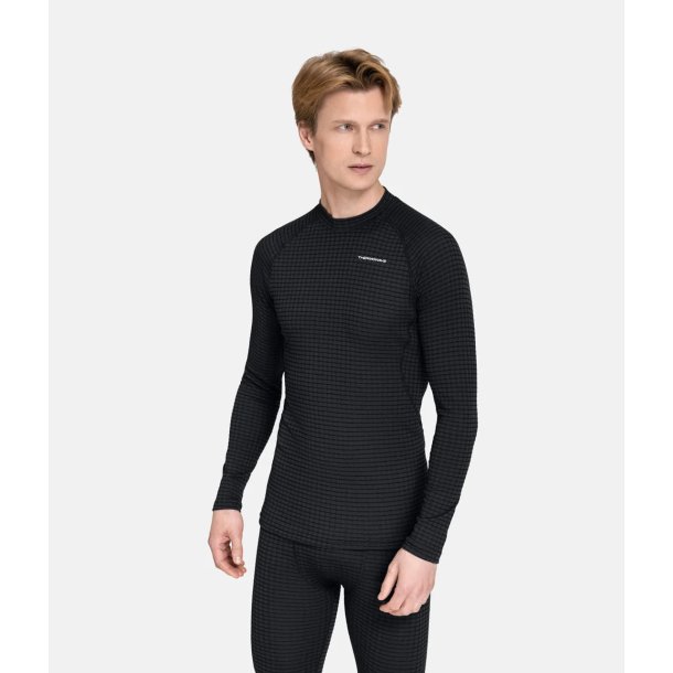 Thermowave MerinoX T-shirt - lange �rmer - sort