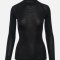 Thermowave T-shirt til kvinder - lange �rmer - sort - M