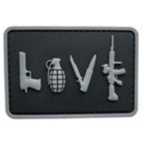 Love PVC patch