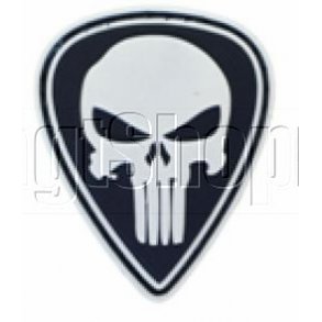 Punisher Diamond patch - hvid